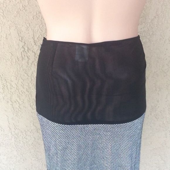 Gianfranco Ferre stretch duel color pencil skirt - Picture 3 of 8